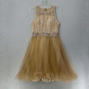 Kids Cinderella Couture Dress 18 Lace‎ & Rhinestones Girls Formal Gown Tulle